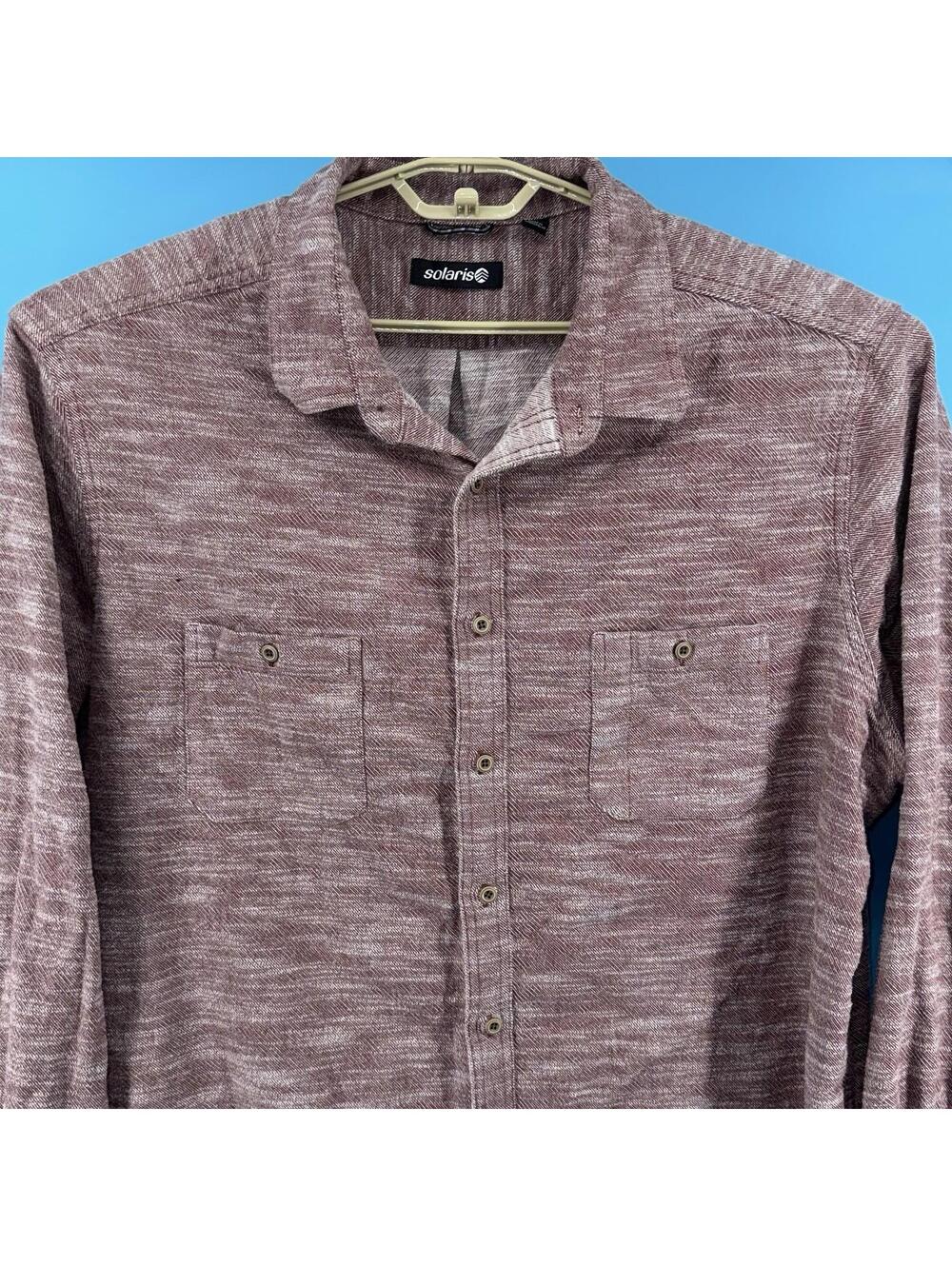 SOLARIS Men's Heavy Flannel Shirt Big Men 3XLT